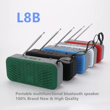 L8B portable subwoofer speaker outdoor sports Bluetooth speaker support USB TF card FM radio AUX input цена L8B portable subwoofer speaker outdoor sports Bluetooth speaker support USB TF card FM radio AUX input цены онлайн