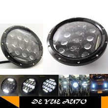 Рекламное продвижение элегантный Одежда высшего качества пользовательские печатные 7 дюймов светодиодные фары для рабочей фары для джипа