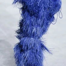 Лидер продаж; женские сапоги с перьевым мехом и кисточками; женские сапоги до колена из искусственной замши с ремешками; сапоги до колена на тонком высоком каблуке; высокие сапоги для подиума