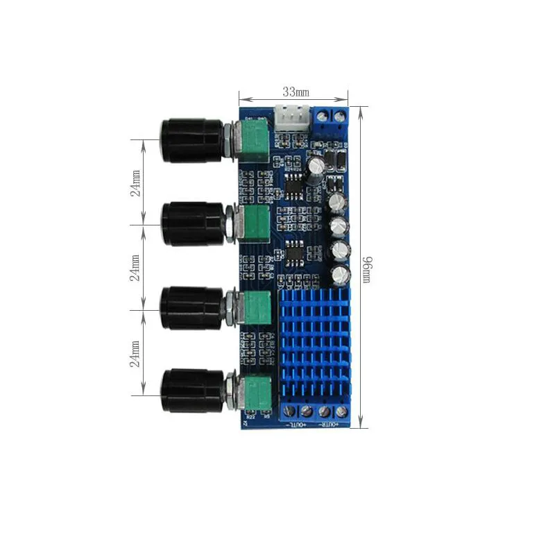 Aiyima TPA3116D2 аудио усилитель доска Amplificador 80 Вт* 2 двухканальный высокой мощности Цифровой усилитель тон доска OP AMP DC12-24V