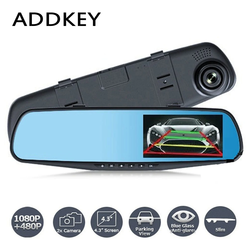 imágenes para ADDKEY Más Nuevo Espejo retrovisor Cámara Del Coche DVR cam Dash Full HD 1080 P Grabador de Vídeo Registrator Coche de La Visión Nocturna Dvrs imágenes para ADDKEY Más Nuevo Espejo retrovisor Cámara Del Coche DVR cam Dash Full HD 1080 P Grabador de Vídeo Registrator Coche de La Visión Nocturna Dvrs