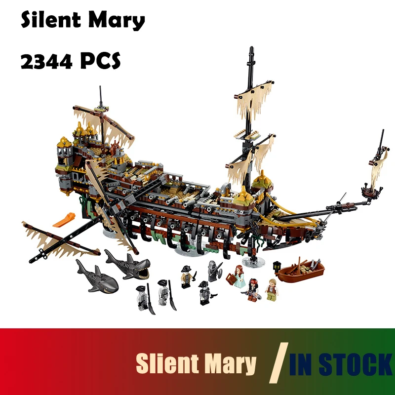 

Compatible with Model Building Blocks toys 16042 2344PCS Slient Mary Pirate Series 71042 Educational DIY toys hobbies