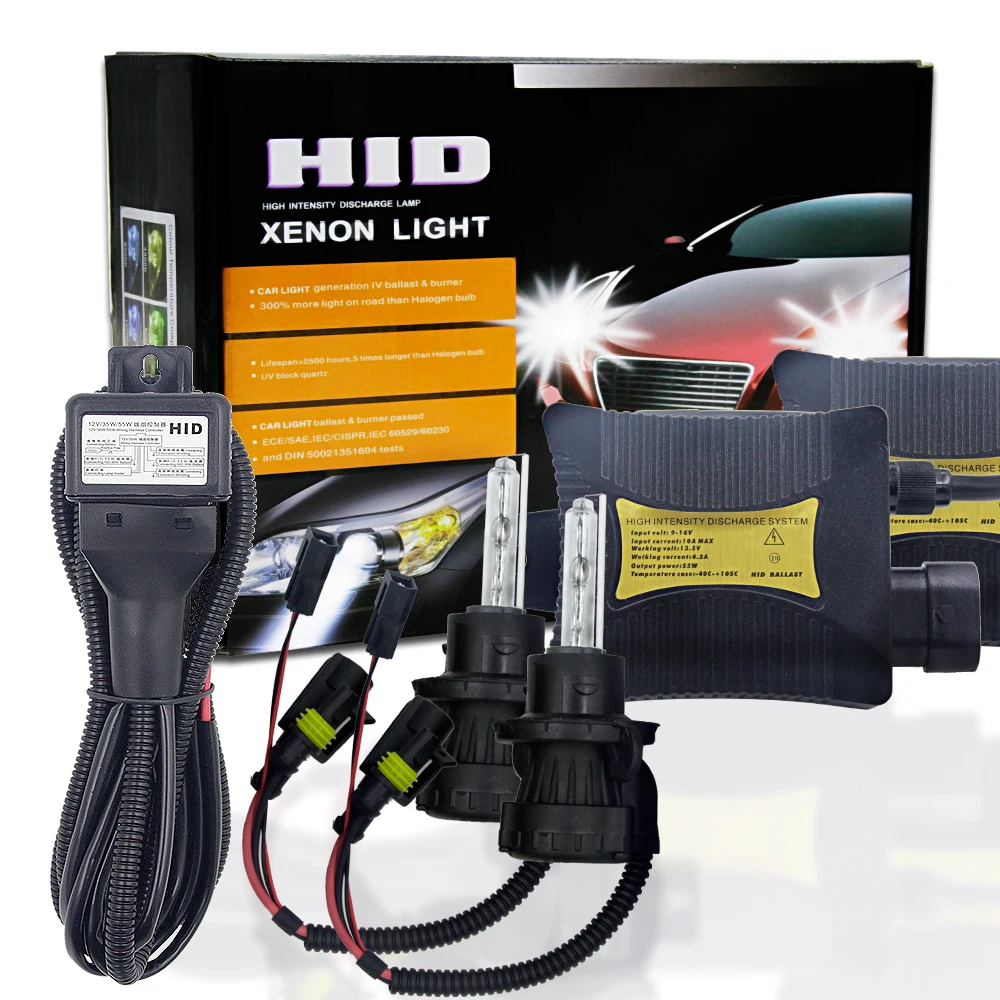 1 комплект DC33012V 55 Вт ксеноновая лампа H13 HID Xenon Kit3000K 4300K 5000k 6000K 8000K 10000K 12000K