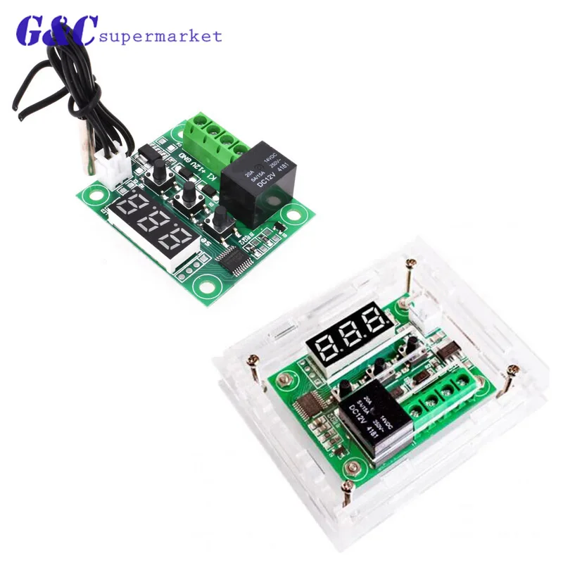 

W1209 DC 12V heat cool temp thermostat temperature control switch temperature controller thermometer thermo controller