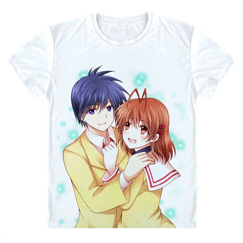 萌えアニメクラナド後ストーリーtシャツマルチスタイル半袖clannad岡崎智也古河渚コスプレシャツ Aliexpress メンズ服 萌えアニメクラナド後ストーリーtシャツマルチスタイル半袖clannad岡崎智也古河渚コスプレシャツ Aliexpress メンズ服