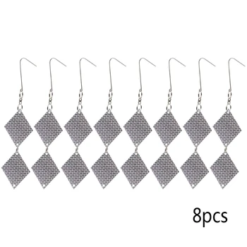 

8Pcs/Set Reflective Bird Deterrent Repellent Discs Double Sided Holographic Garden Window