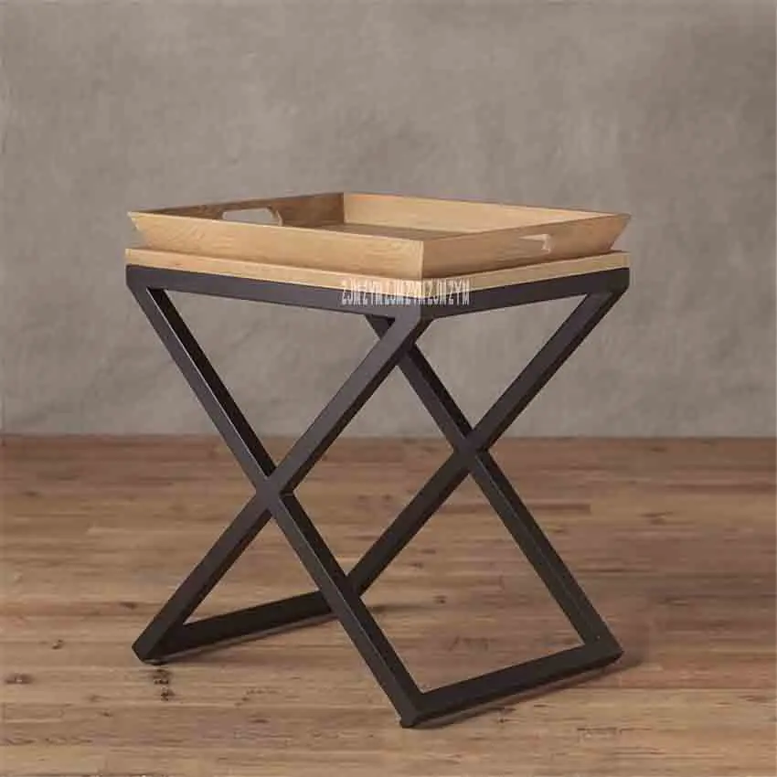 Маленькая квартира чайный стол простой Твердый деревянная гостиная журнальный столик спальня боковой стол деревянный поднос твердый дуб