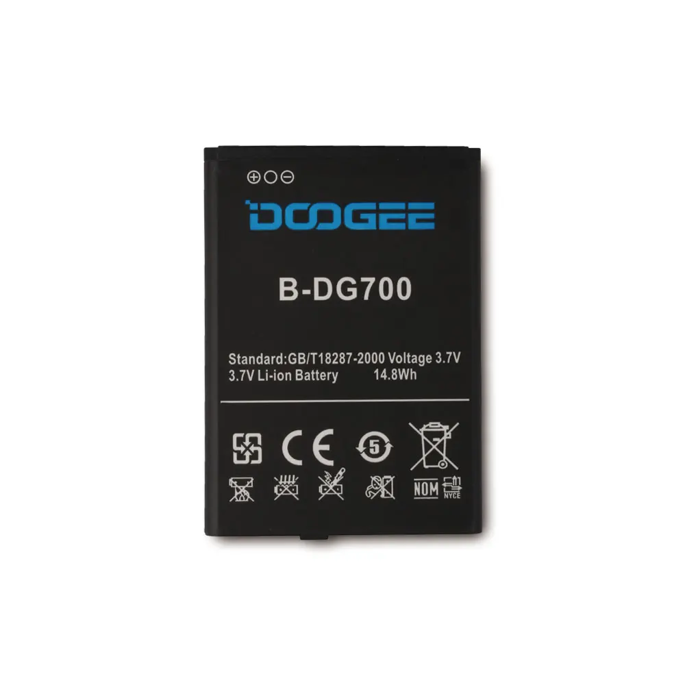 Цветной Аккумулятор для DG700 4000 мАч литий ионный аккумулятор смартфона DOOGEE TITANS2