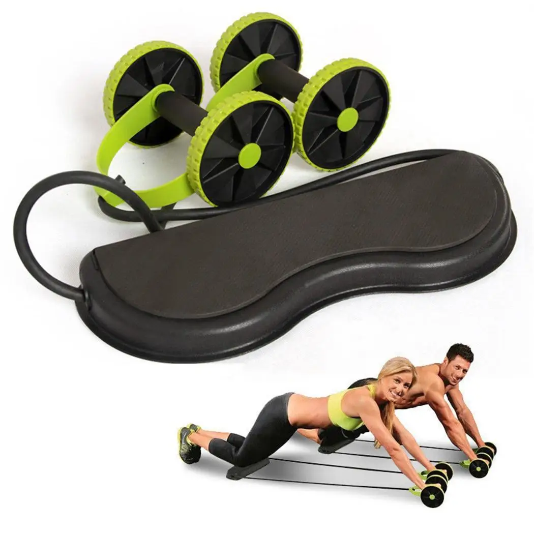 

Stretch Elastic Abdominal Resistance Pull Rope Reduce Belly, Practice Muscles Tool Abdominal Muscle AB Roller