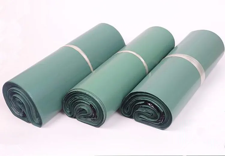 

100pcs/Lot The green Logistics Courier Bag Courier Envelope Shipping BagS Mail Bag Envelope Self Adhesive Seal Plastic Pouch