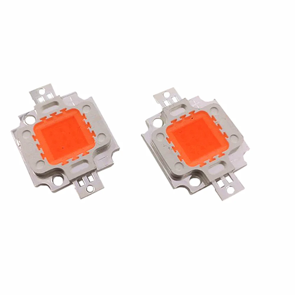 

50 PCSHigh Power LED Chip 10W COB 380Nm-840Nm Full Spectrum 10 Watt Grow Light For Plant Flowers Vegetables Growth Garden bulb