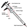 0-150mm digital display plastic Vernier caliper measuring Student Mini tool ruler ► Photo 2/6