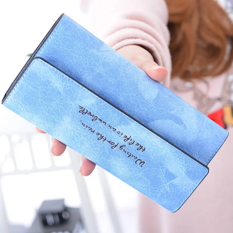 

New Fashion Ladies Purses Brand Wallet Women Long Hasp Coin Purse Women Wallets PU Leather Card Holder Colorful Clutch Female