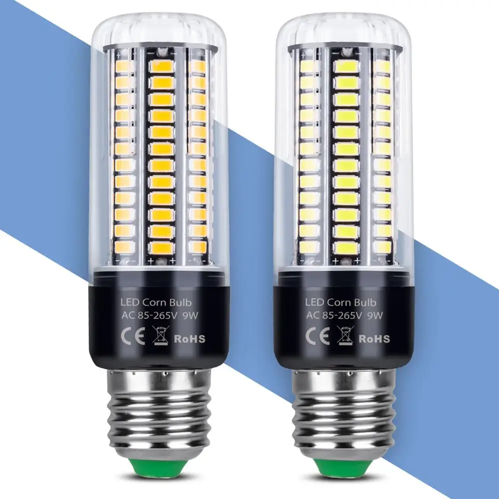 

E27 LED Corn Lamp Bulb E14 LED Candle Light 220V Bombillas LED Home Light 3.5W 5W 7W 9W 12W 15W 20W High Power Lamp 110V 5736SMD