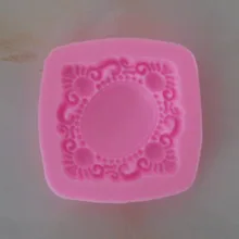 Novedad 2019, 3D molde de silicona, broche Vintage, utensilios para decoración de tortas con fondant, galleta, Chocolate