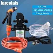 Lavaggio auto 12 v Rondella Auto Pompa Pistola Ad Alta Pressione Pulitore Cura dell’auto Portatile di Lavaggio Macchina di Pulizia Elettrica Dispositivo di Auto
