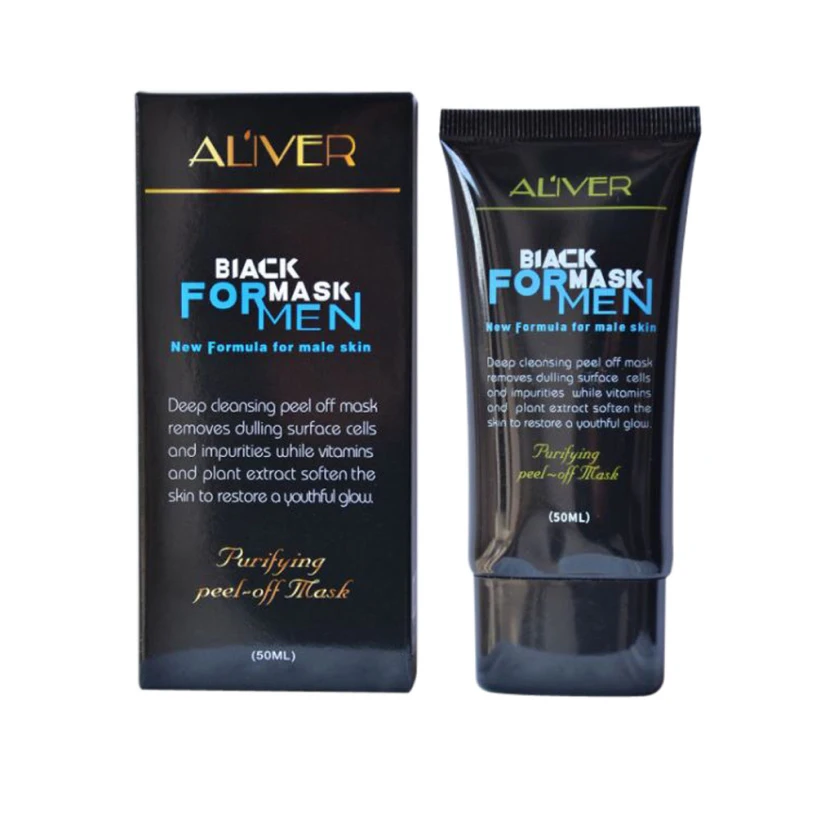 

Best Deal New Fashion Men Black Mud Deep Cleansing Purifying Peel Off Facail Face Mask Remove Blackhead Facial Mask 1 Pcs