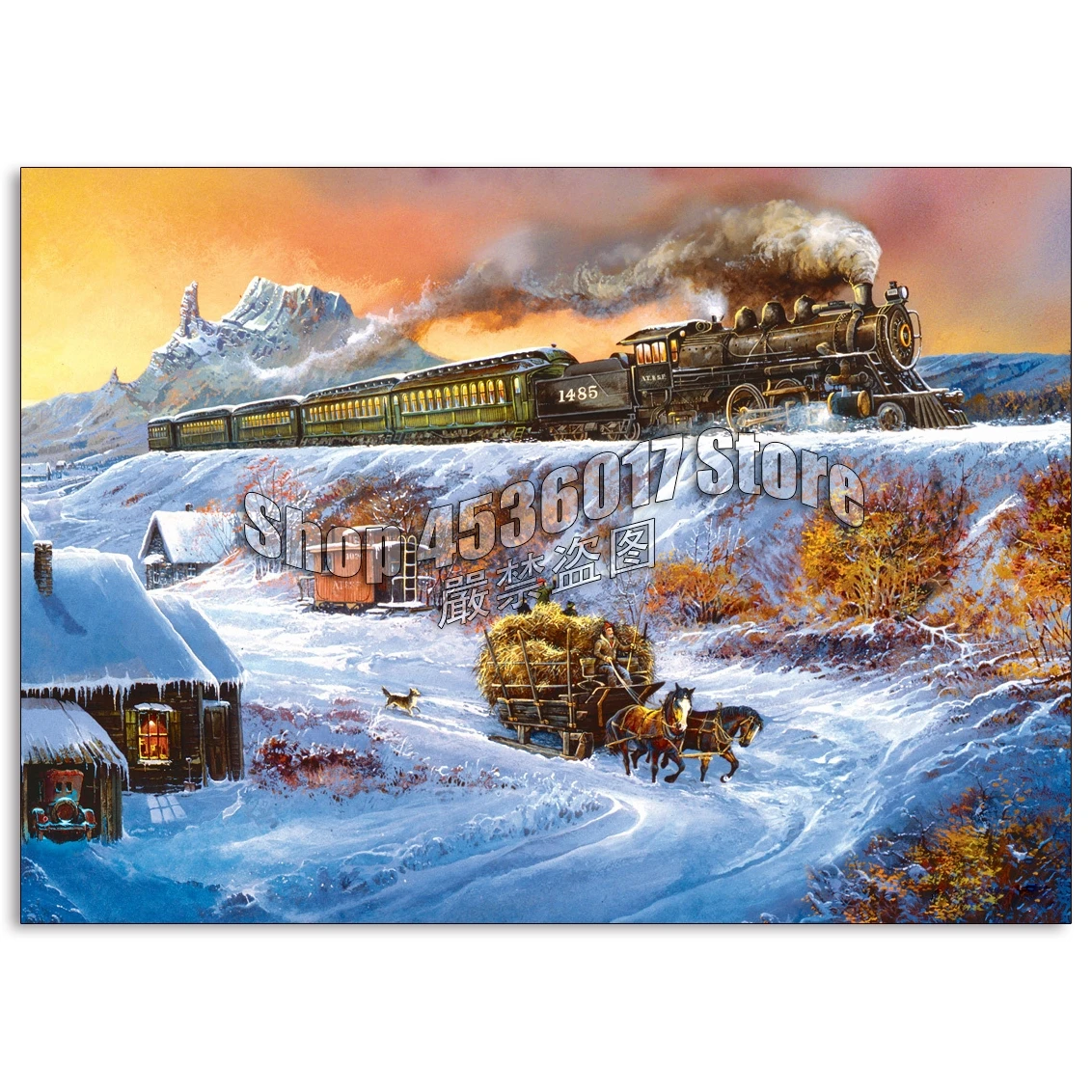 Locomotiva Em Ponto Cruz