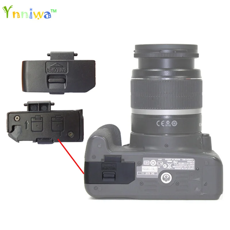 10 шт./лот Крышка батарейного отсека для canon 20D 30D 300D 350D 400D 450D 500D 1000D 1100D 1200D 700D T5i 650D