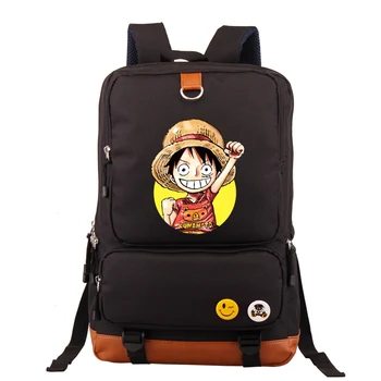 

Boys Girls Anime ONE PIECE Backpack Oxford Cloth Teens Students School Travel Bag Shoulder bag