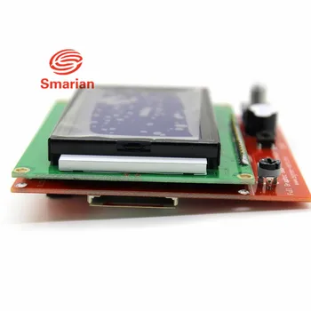 

Official smarian 12864 LCD Graphic Smart Display Controller module with connector adapter cable for RAMPS 1.4 3D Printer kit M