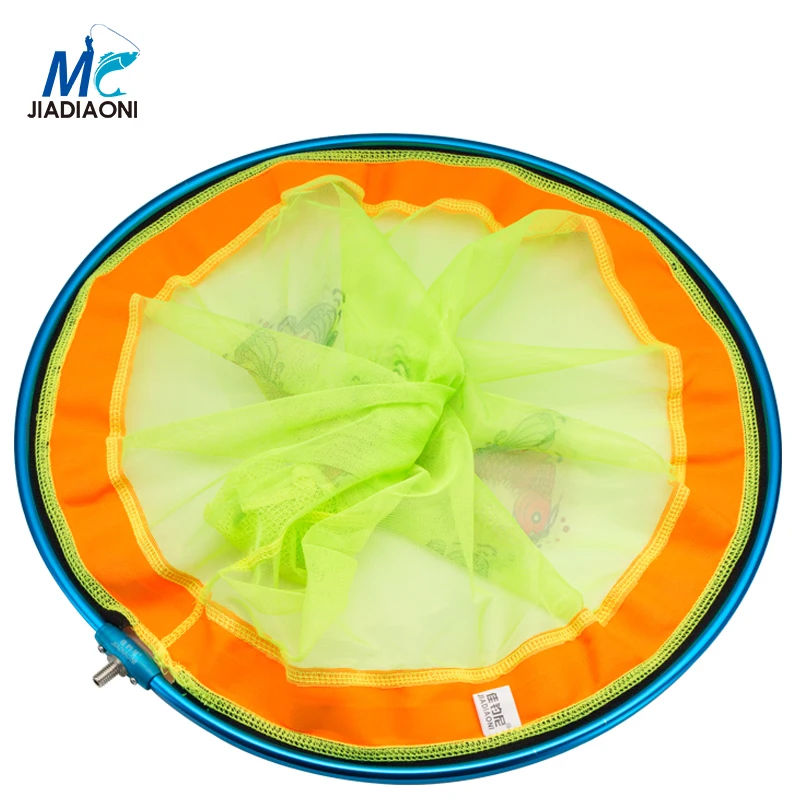 

JIADIAONI 2017 Fly Fishing Net Mesh Nylon Landing Net Trap Fishing Network Dip Cheap Net Fishing Tackle