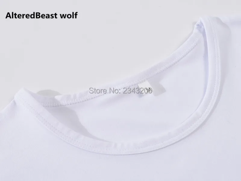 Мужская футболка с коротким рукавом AlteredBeast wolf черная принтом в виде кошек