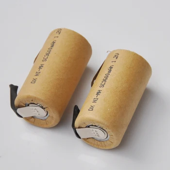 

10-16pcs 1.2V SC rechargeable battery Sub C size 3500mah ni-mh ni mh cell with welding tab pin for electric drill vacuum cleaner