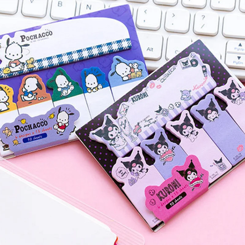 20 упак./лот Kawaii мультфильм блокнот для заметок японский Sanrio Sticky Note Diy сообщение бумага Блокнот подарки для девочек мальчиков школьные поставки