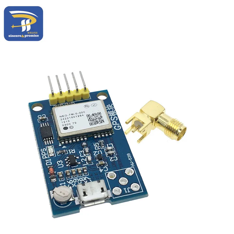 Gps Neo-6m модуль спутникового позиционирования макетная плата NEO-7M 7 м для Arduino STM32 C51 51 MCU микроконтроллер