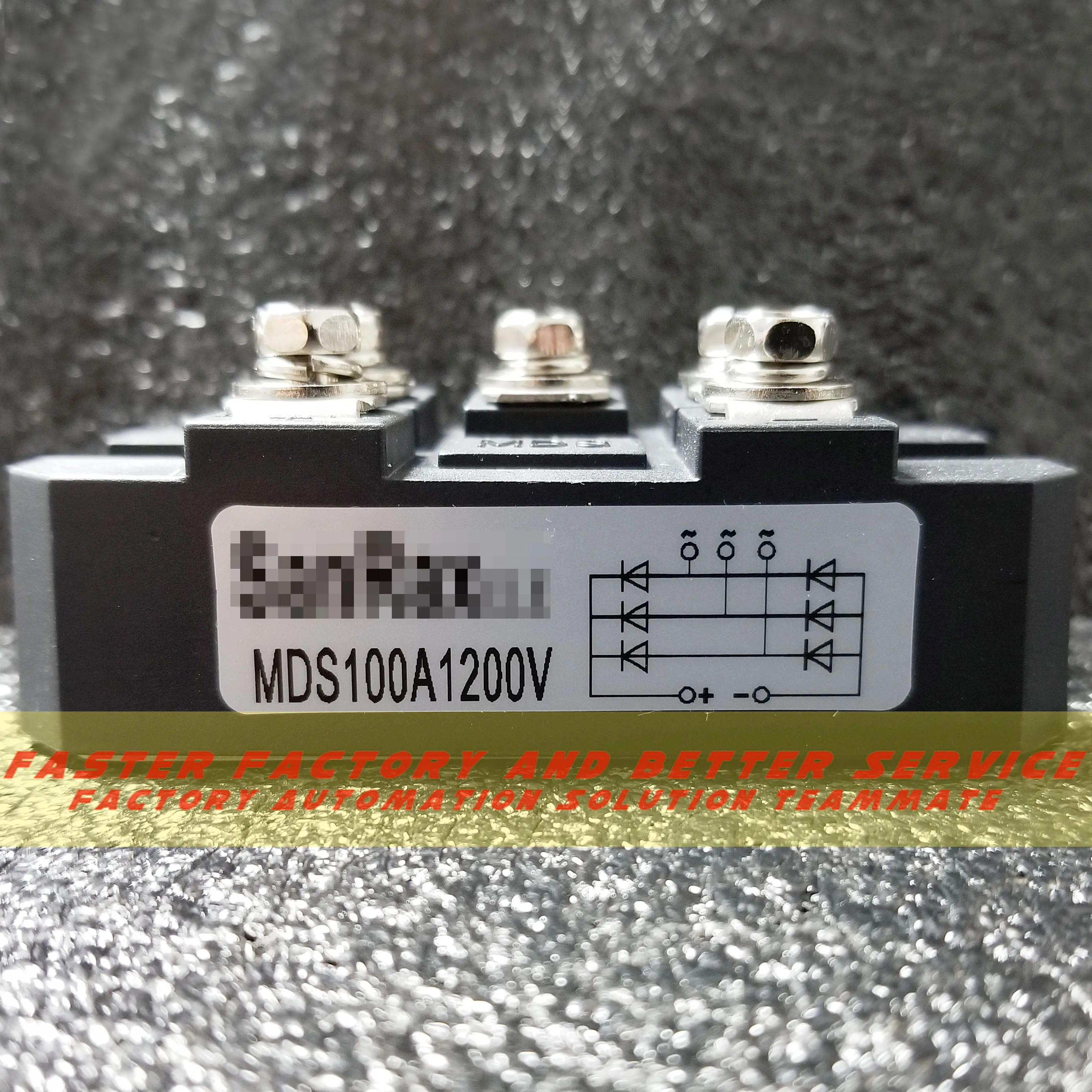 Трехфазный мост реактор модуль моста для выпрямления тока MDS100A1200V MDS100-12 100A Запчасти и аксессуары