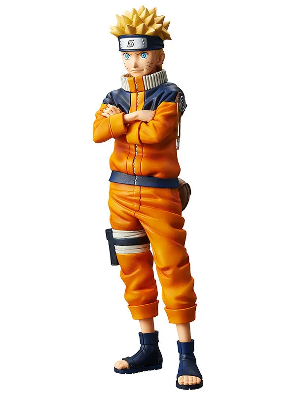 Японское аниме "NARUTO Shippuden" оригинальная Коллекционная Фигурка Banpresto Grandista Shinobi Relations-Наруто Узумаки#2