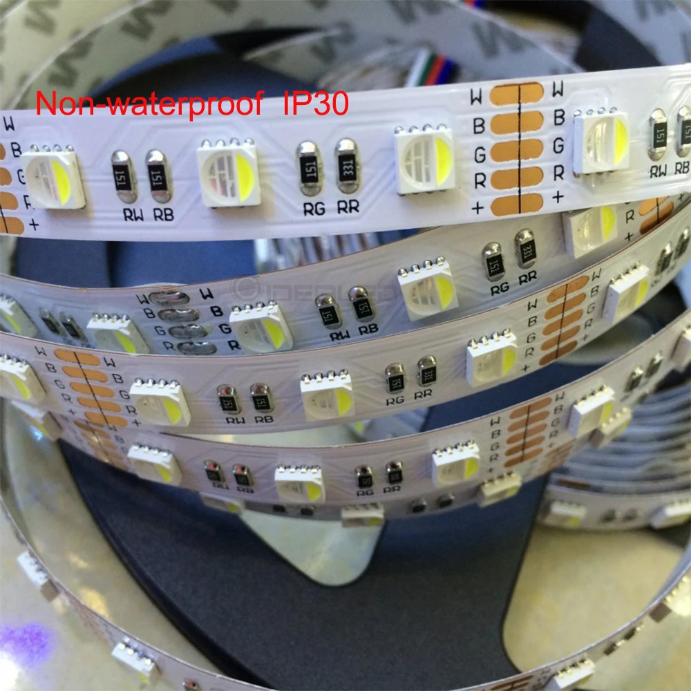 DIY Home 5 м SMD5050 300 шт. RGBW 4 в 1 RGBWW Светодиодная лента DC12V Для водонепроницаемого/не