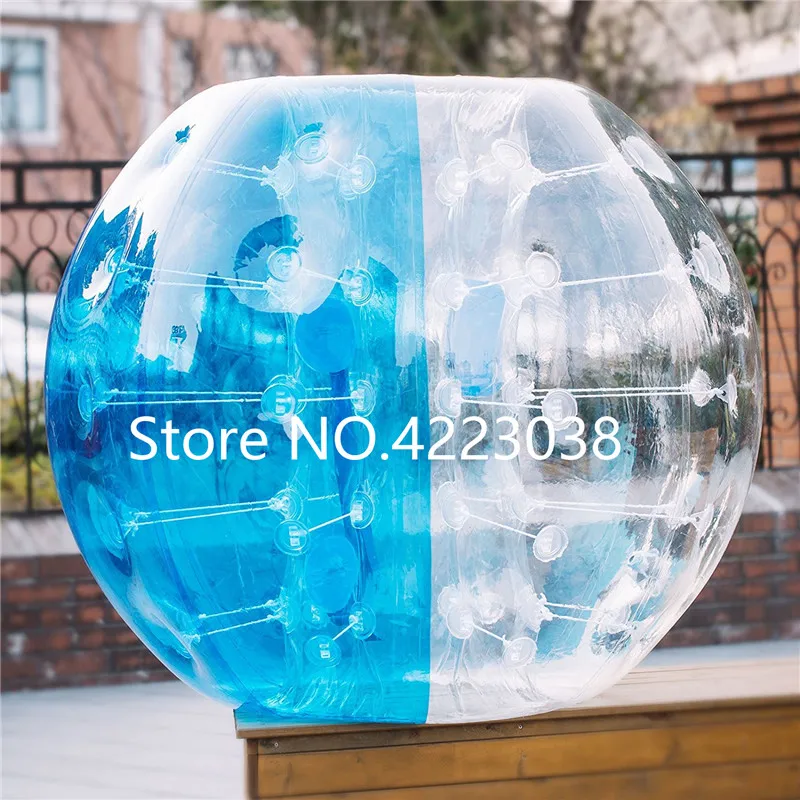 

Free Shipping 0.8mm PVC 1.5M Bumper Ball Body Bubble Football Zorb Soccer Air Bubble Football Inflatable Bubble Soccer Ball