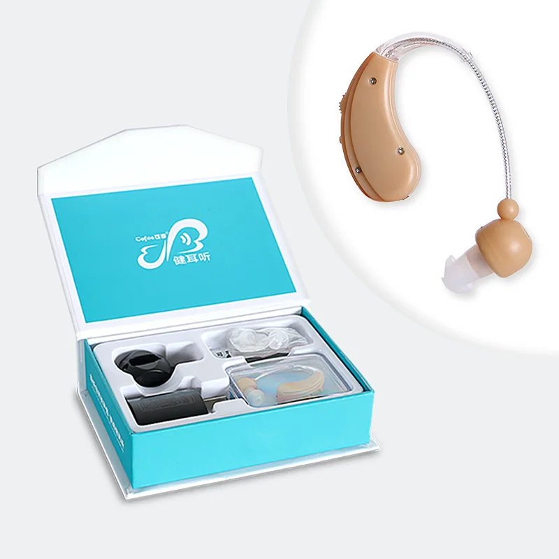 Russian Warehouse, Cofoe Rechargeable BTE Hearing Aid Sound Amplifier Adjustable Hearing Aids for The Elderly / Hearing Loss