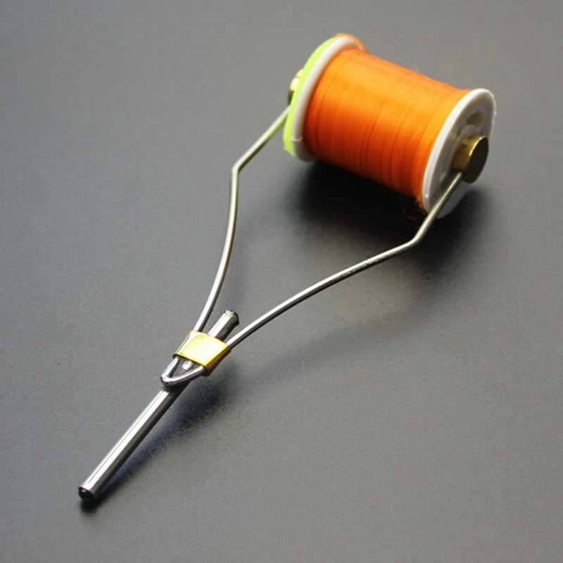 

Ceramic Tube Tip Protecting Lines Efficient Fly Fishing Tying Tools Brass Cone Head Thread Floss Spool Bobbin Holder