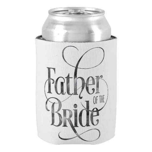 Отец жениха желаний каллиграфия может охладить изысканный фантастический неопрен держатели пива свадебный душ пользу вечерние украшения