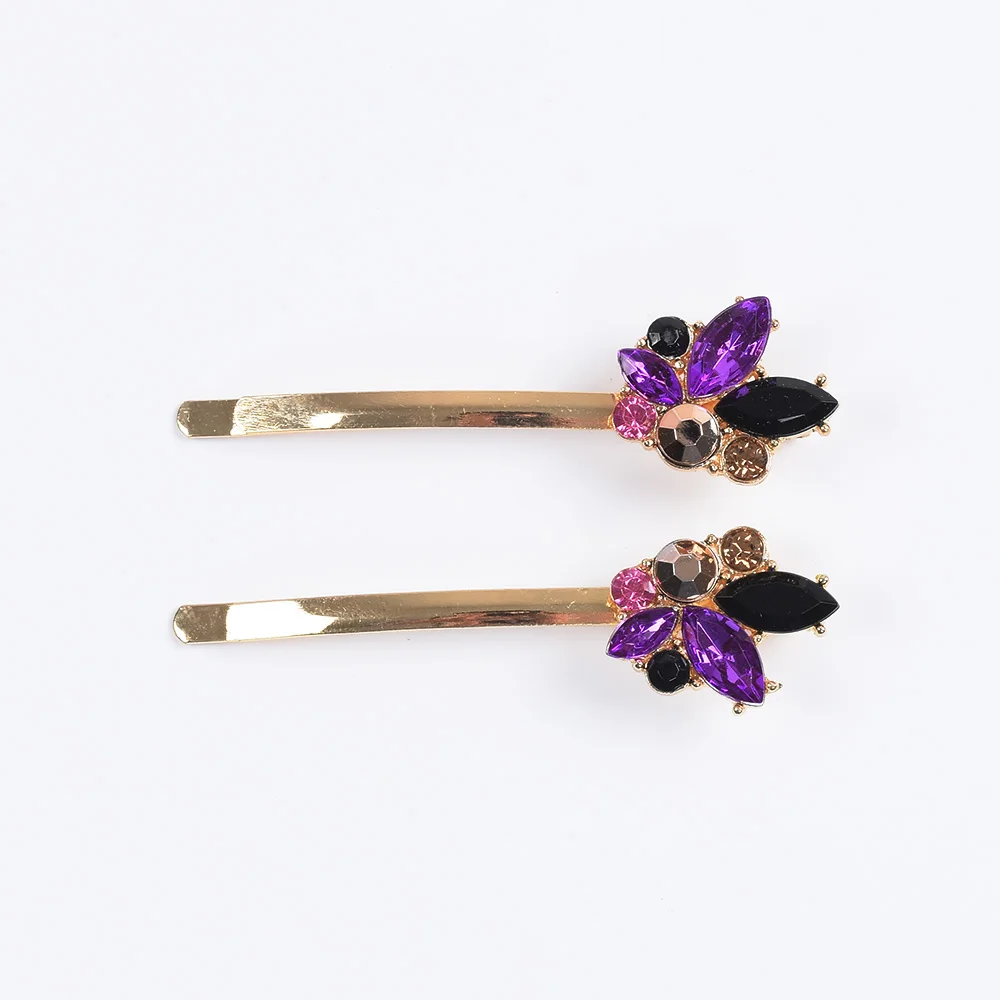 

PPG&PGG Fashion Crystal Rhinestone Hairpins Girls Barrettes Hair Clip Clamp Jewelry Styling Tools Women Hair Accessories