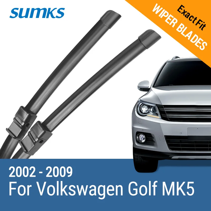 Sumks стеклоочистителей для Volkswagen Golf Mk5 Fit сторона булавки/кнопка оружия 2002 2003 2004 2005 2006 2007 2008 2009