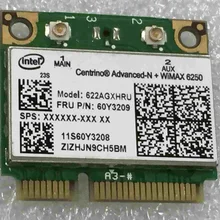 SSEA для Intel Advanced-N WiMAX 6250 622 622anxhmw 6250ANX 802.11a/b/g/ n Половина мини PCI-E for ThinkPad FRU 60Y3209