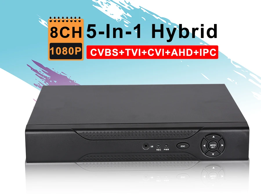 Cctv 8ch Ahd 1080n Dvr Ip Nvr Tvi Cvi Analog 5 In 1 Hybrid Hvr Surveillance Hdmi 3g Wifi Onvif P2p Mobile View Motion Detection Detective Aliexpress