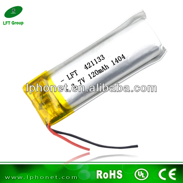421133 3.7 В 120 мАч lipo батарея для mp3|battery for mp3|for mp33.7v 120mah |