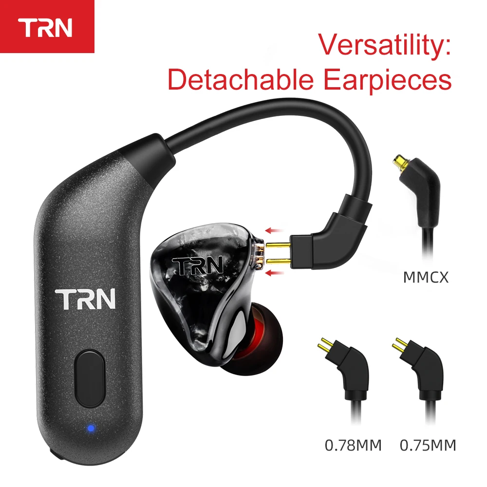 TRN BT20S APTX Bluetooth 5 0 ушной крючок MMCX/2Pin наушники кабель адаптер для VX BA5 IM2 X6 V30 V20 ZS10 F3 T2