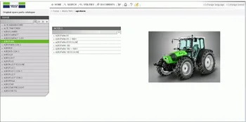 

Deutz-Fahr SDF e-Parts 2014 description of the catalogue