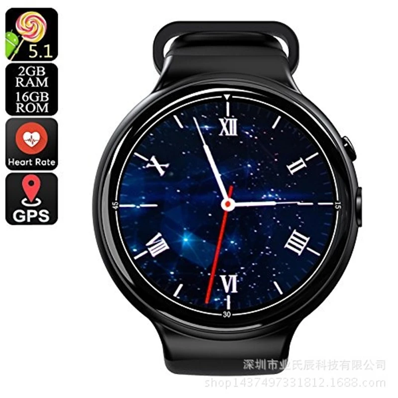 

I4 Air 3G SIM Card Smart Watch Phone Ultra Slim GPS Smartwatches for Men and Couples Waterproof IP68 Support Multi Languages