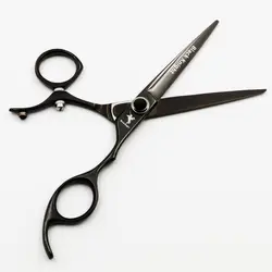 Ножницы для волос 6 "Профессиональный Парикмахерские ножницы парикмахера Титан салон повернуть ручку стиль, высокое качество