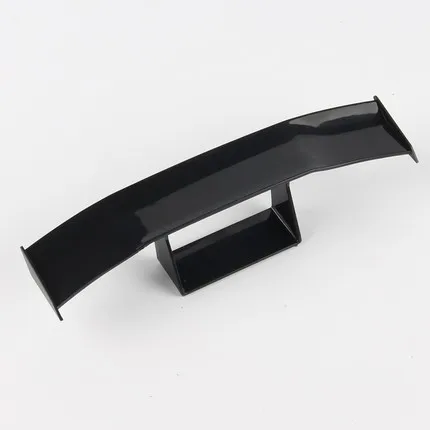 Наклейка для автомобиля мини спойлер крыло маленькая модель углеродного волокна для skoda octavia VRS подъемный Ключ Сиденье Вставка машина для обрезания наклеек - Название цвета: Черный