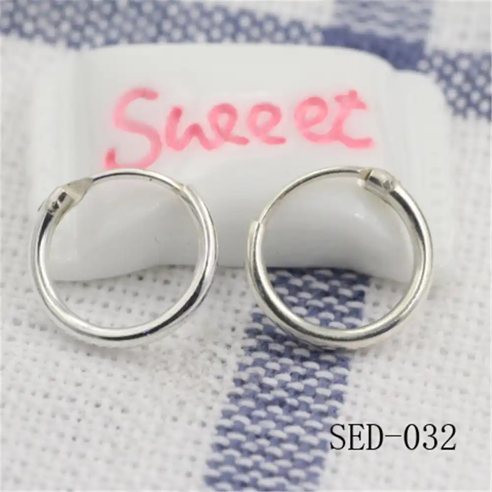 2017 Бесплатная доставка ювелирные изделия действительно 925 стерлинговые серебряные серьги восстановление древних способов заключены легкие серебряные серьги для тела