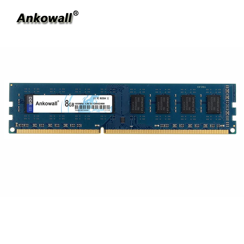 Ankowall ram DDR3 8 Гб 1333 МГц 1600 МГц 1866 МГц память для рабочего стола 240pin 1,5 в 8 Гб DIMM