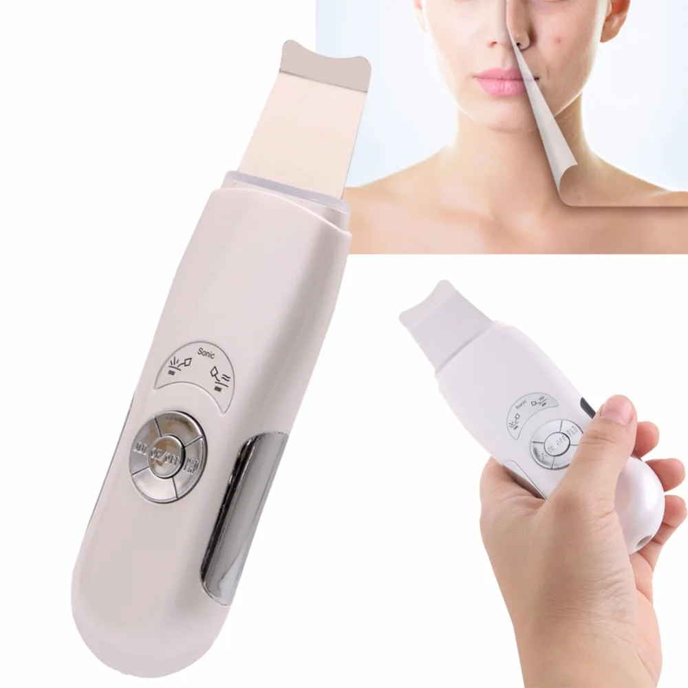 Ultrasonic Face Skin Scrubber Peeling Exfoliator Pore Cleaner Skin Care Machine